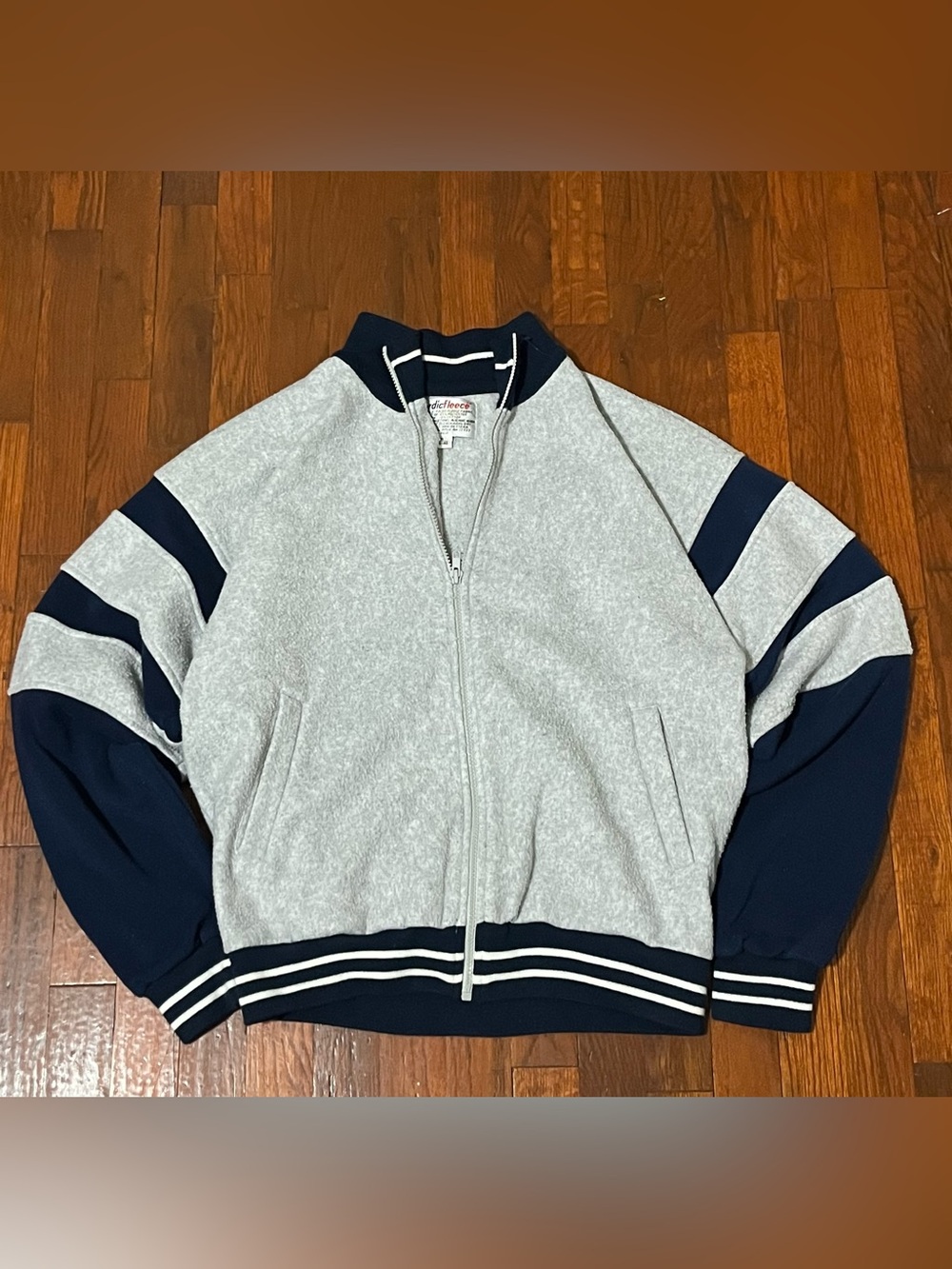 Vintage Nordic Fleece Size M Jacket Original Patent Sample Double Fleece